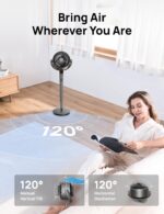 Ventilador Torre Enfriador Evaporativo Dreo 40 pulgadas oscilante 120 mas 120 grados control remoto para dormitorio