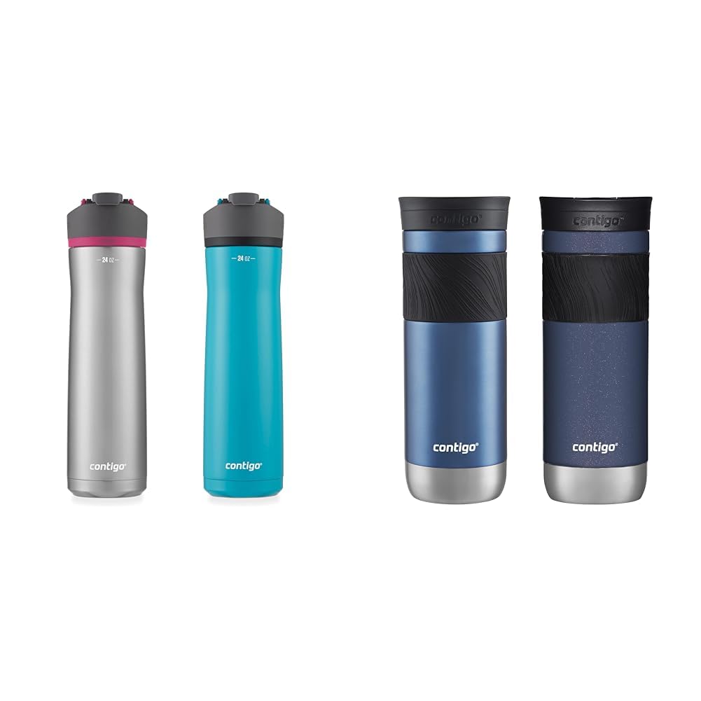 Version 1.0.0 Termo Vaso Térmico Contigo Cortland Chill 2.0 Acero Inoxidable 24 Onzas Antiderrames Paquete De 2 Piezas