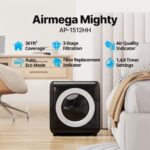Paquete Purificador de Aire Coway Airmega AP-1512HH y Airmega 100 True HEPA Filtro con Modo Automatico