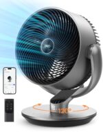 Dreo Paquete de ventilador de pedestal oscilante de 150° de 43" con ventilador circulador oscilante de 11" y 120°