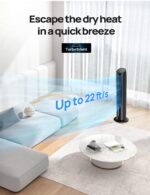 Paquete Ventiladores de Torre Dreo Enfriador Evaporativo 40 pulgadas y Ventilador Oscilante Sin Aspas 42 pulgadas con Co