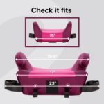 Diono Radian 3R Pink Blossom 10 años 1 Asiento convertible para automóvil y Diono Solana 2 XL Asiento elevador rosa 8 añ
