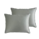 Juego de funda de edredon Riverbrook Home Noble Tencel 90759 tamaño King 9 piezas color salvia gris