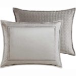 Riverbrook Home Kendall 90743 juego de edredon King plata gris 8 piezas