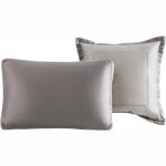 Riverbrook Home Kendall 90743 juego de edredon King plata gris 8 piezas