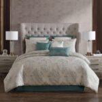 Juego de edredon Riverbrook Home Marana 90753 tamaño King azul 10 piezas ropa de cama completa