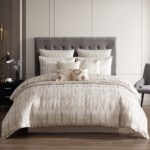 Juego de edredón Milan Riverbrook Home 90748 bronceado King 10 piezas ropa de cama