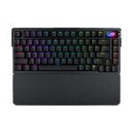 Teclado Mecanico Inalambrico ASUS ROG Azoth Extreme M702 75 por ciento TKL interruptores NX Snow PBT aluminio fibra carb