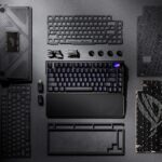Teclado Mecanico Inalambrico ASUS ROG Azoth Extreme M702 75 por ciento TKL interruptores NX Snow PBT aluminio fibra carb