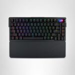 Teclado Mecanico Inalambrico ASUS ROG Azoth Extreme M702 75 por ciento TKL interruptores NX Snow PBT aluminio fibra carb