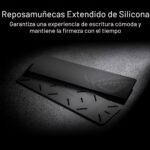 Teclado Mecanico Inalambrico ASUS ROG Azoth Extreme M702 75 por ciento TKL interruptores NX Snow PBT aluminio fibra carb