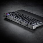 Teclado Mecanico Inalambrico ASUS ROG Azoth Extreme M702 75 por ciento TKL interruptores NX Snow PBT aluminio fibra carb
