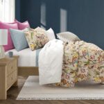 Colcha reversible de algodón Lush Decor Dolores 16T005080 tamaño King 3 piezas diseño tropical floral multicolor neutro