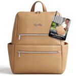 Itzy Ritzy Eras - Mochila para pañales de gran capacidad con diseño elegante, 15 bolsillos, cambiador, correas para carr
