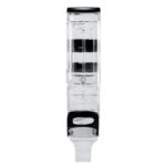 Dispensador de cereales plástico montado en pared Restaurantware RWT1663B 5 galones negro autoservicio alimentos secos