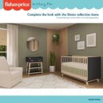 Dream On Me Fisher-Price - Cambiador para bebé, roble vintage negro mate