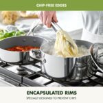 Batería de cocina GreenPan Valencia Pro CC008351-001 juego de ollas y sartenes de acero inoxidable 10 piezas apto para i