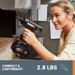 Vaporizador de mano inalámbrico WORX WX770L 20V precalentamiento 220°F en 8 segundos con accesorios batería y cargador i