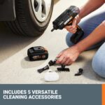 Vaporizador de mano inalámbrico WORX WX770L 20V precalentamiento 220°F en 8 segundos con accesorios batería y cargador i