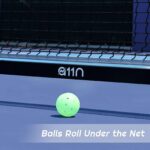 A11N SPORTS Red de pickleball de torneo de aluminio con sistema de bloqueo de tensión y ruedas integradas. Cumple con la