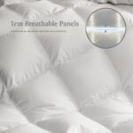 Edredón de plumas de ganso blanco Hotel Grand Blue Ridge Home Fashions 026006VC tamaño King calidez media para todas las