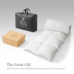 Edredón de plumas de ganso blanco Hotel Grand Blue Ridge Home Fashions 026006VC tamaño King calidez media para todas las