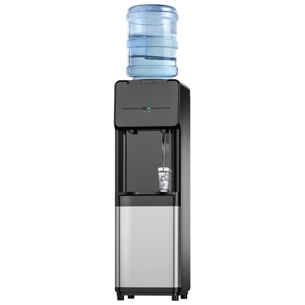Despachador de agua caliente y fría Euhomy WC-X-1 dispensador de carga superior para garrafón de 3 o 5 galones con bloqu