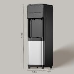 Despachador de agua caliente y fría Euhomy WC-X-1 dispensador de carga superior para garrafón de 3 o 5 galones con bloqu