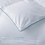 Edredon de plumon Sleep Climate Blue Ridge Home Fashions 009703 regulador de temperatura tecnologia 37.5 tamaño King bla