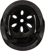 Scooter eléctrico con asiento Razor E200S y casco V17 motor 200W velocidad 19 kmh llantas 8 pulgadas negro brillante