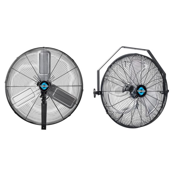 Ventilador Pared Industrial Tornado 24 Pulgadas 7600 CFM y 18 Pulgadas 4000 CFM Oscilante