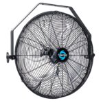 Ventilador Pared Industrial Tornado 24 Pulgadas 7600 CFM y 18 Pulgadas 4000 CFM Oscilante