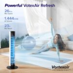 Ventilador Torre Purificador de Aire LEVOIT 42 Pulgadas Inteligente 1800 ft² Compatible Alexa