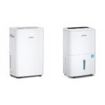 Deshumidificador Waykar 50 y 80 pintas hogar sótano 4500 pies cuadrados manguera drenaje automático