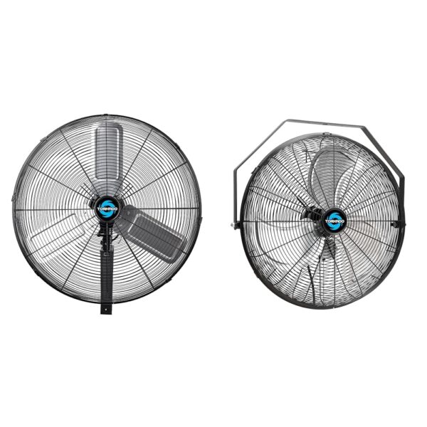 Paquete Ventiladores de Pared Tornado Pro Series 24 pulgadas 7600 CFM y ventilador industrial 20 pulgadas 4750 CFM oscil