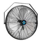Paquete Ventiladores de Pared Tornado Pro Series 24 pulgadas 7600 CFM y ventilador industrial 20 pulgadas 4750 CFM oscil
