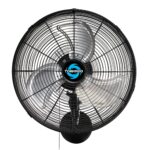 Ventilador de pared oscilante Tornado Pro Serie 16 y 20 pulgadas metal industrial aluminio acero 2850-5250 CFM 3 velocid