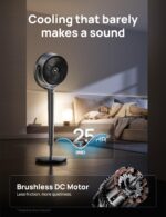 Paquete ventiladores Dreo pedestal oscilante 43 pulgadas y circulador 13 pulgadas para toda la habitación