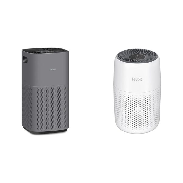 Purificador de aire Levoit para hogar y dormitorio cobertura hasta 295 m2 circulacion 360 grados Wi-Fi inteligente monit