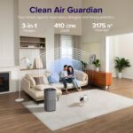Purificador de aire Levoit para hogar y dormitorio cobertura hasta 295 m2 circulacion 360 grados Wi-Fi inteligente monit