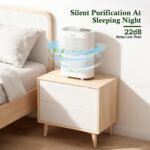 Purificador de aire AZEUS GL-FS32 para habitaciones grandes pizarra blanca