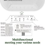 Purificador de aire AZEUS GL-FS32 para habitaciones grandes pizarra blanca