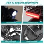 Gotrax Patinete eléctrico A5 con asiento para adultos, neumático de 12 pulgadas, máximo 15.5 millas y 15.5 millas por ho