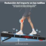 Caminadora TRAILVIBER X01 inclinacion automatica 9 niveles 450 lb LED RGB altavoz Bluetooth bajo escritorio