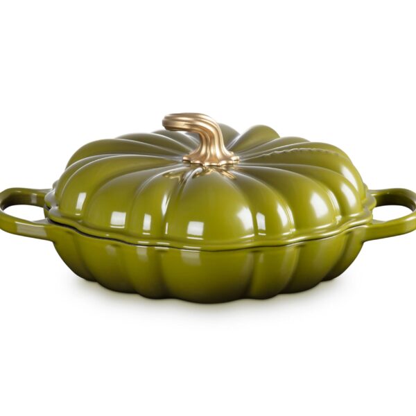 Cacerola Cocotte de Calabaza Le Creuset Signature 21338028411391 Hierro Fundido Esmaltado 2.6 Litros Oliva