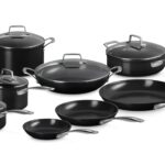 Batería de cocina Le Creuset ST47006000001001 juego de ollas y sartenes de cerámica antiadherente 13 piezas