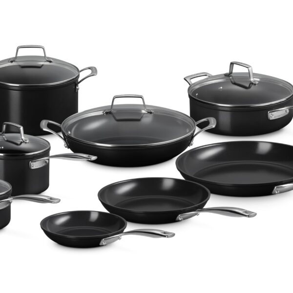 Batería de cocina Le Creuset ST47006000001001 juego de ollas y sartenes de cerámica antiadherente 13 piezas