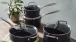 Batería de cocina Le Creuset ST47006000001001 juego de ollas y sartenes de cerámica antiadherente 13 piezas