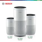 Purificador de aire Bosch Home Comfort 7733701950 Air 6000 filtro 4 en 1 cobertura hasta 255 m2 blanco para polen humo p