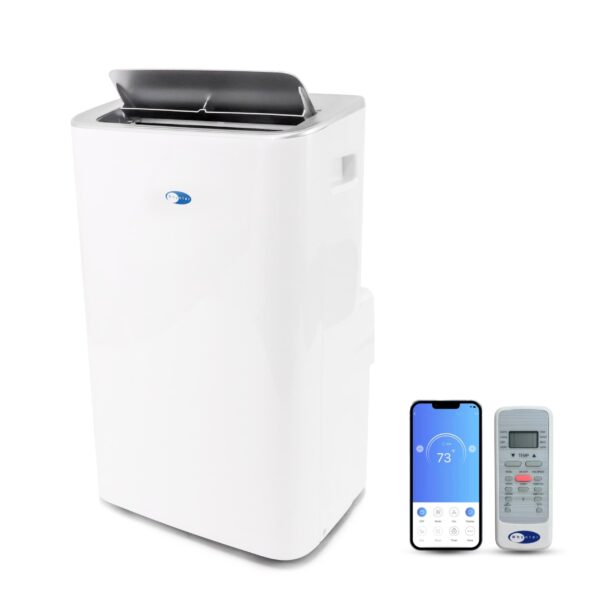 Aire acondicionado portatil Whynter ARC-0850XP 12000 BTU 8000 BTU SACC deshumidificador ventilador Wi-Fi inteligente cob